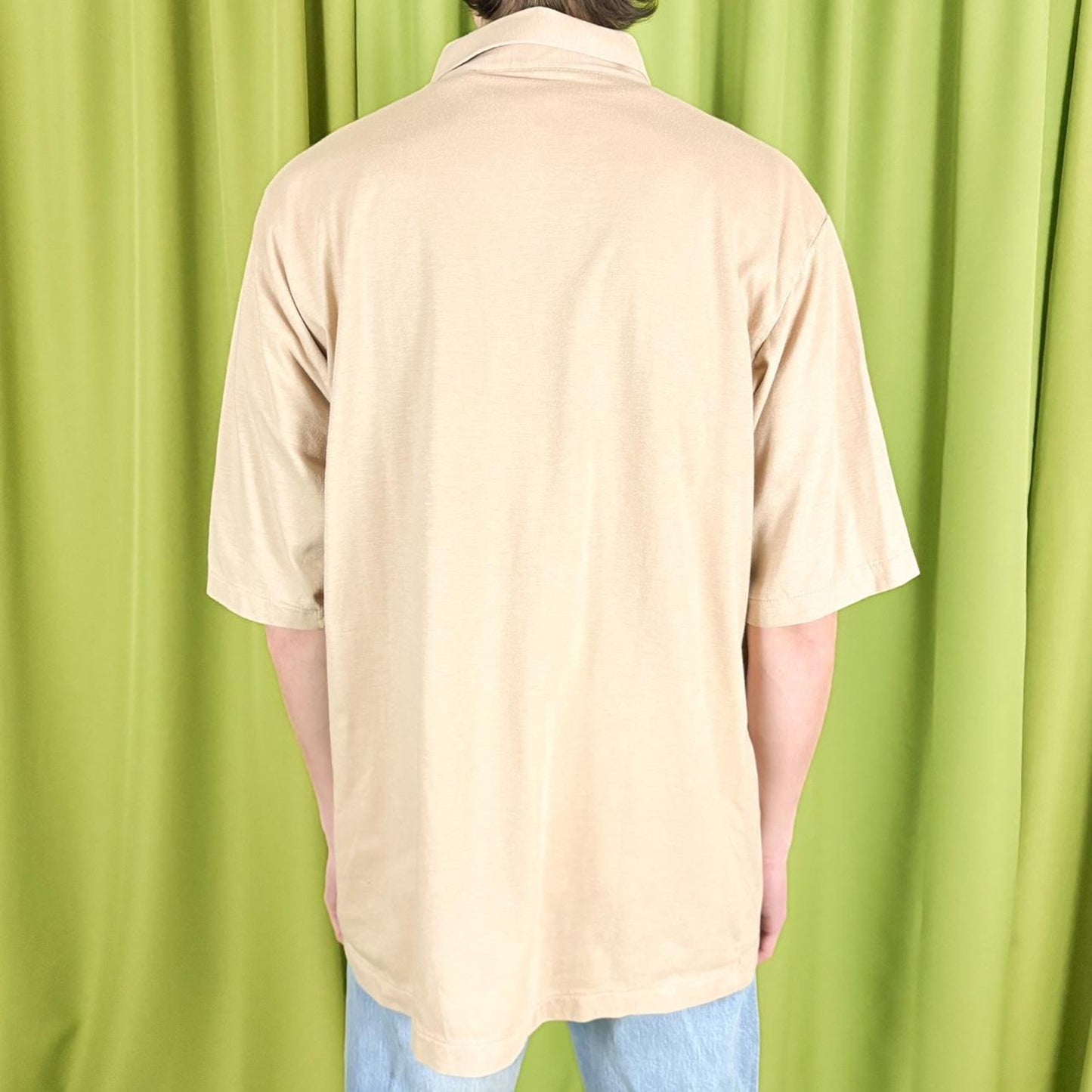 80s Vintage Beige 1986 PGA Championship Inverness Club Polo