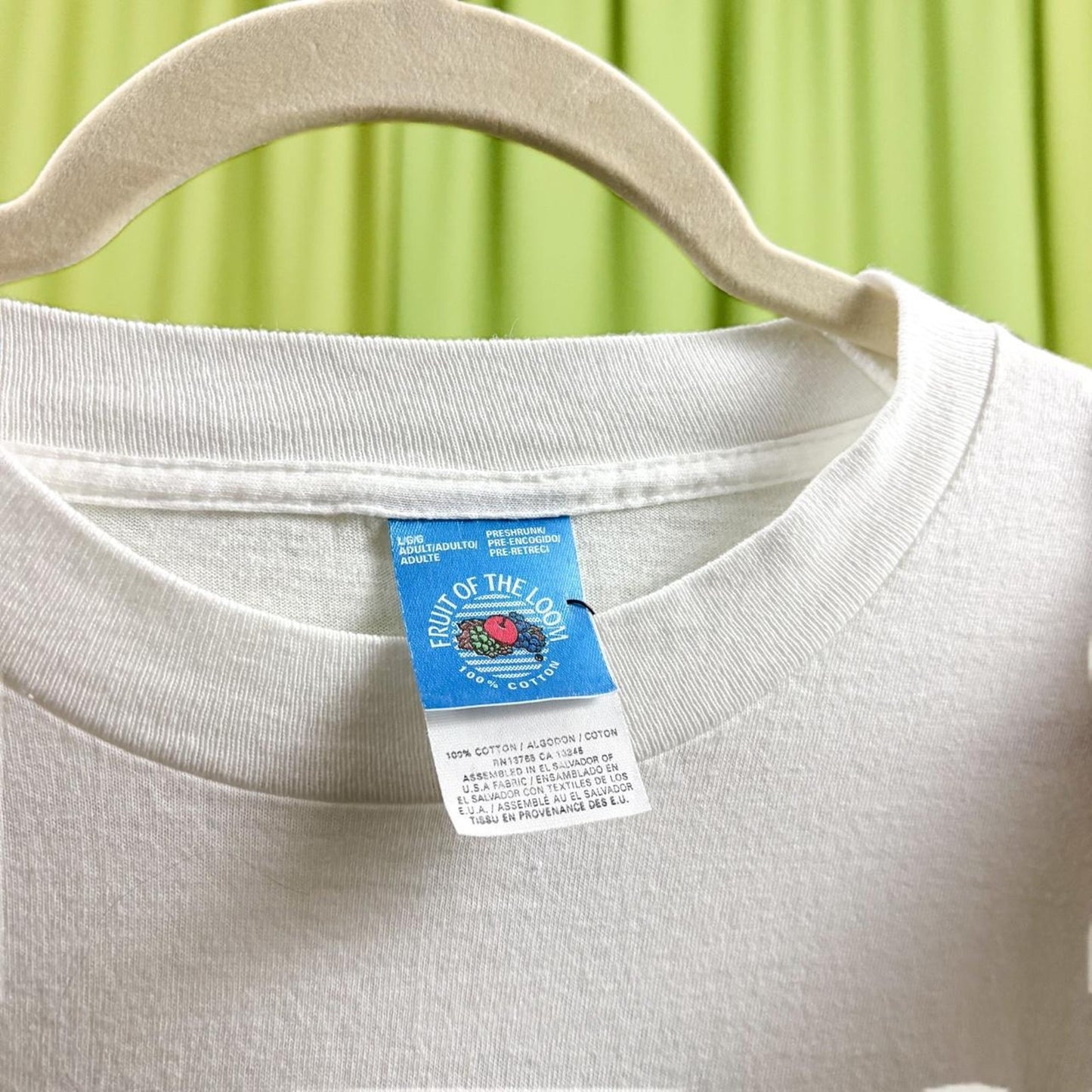 90s Vintage White Shit-Zhu Dog Graphic Single Stitch Cotton T Shirt